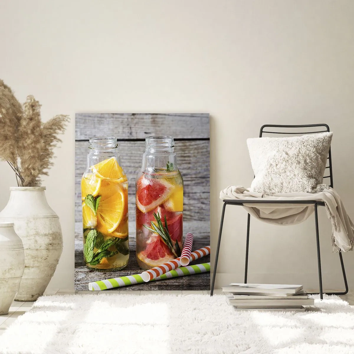 Obraz na skle - Zdravé od přírody - 50x70 cm