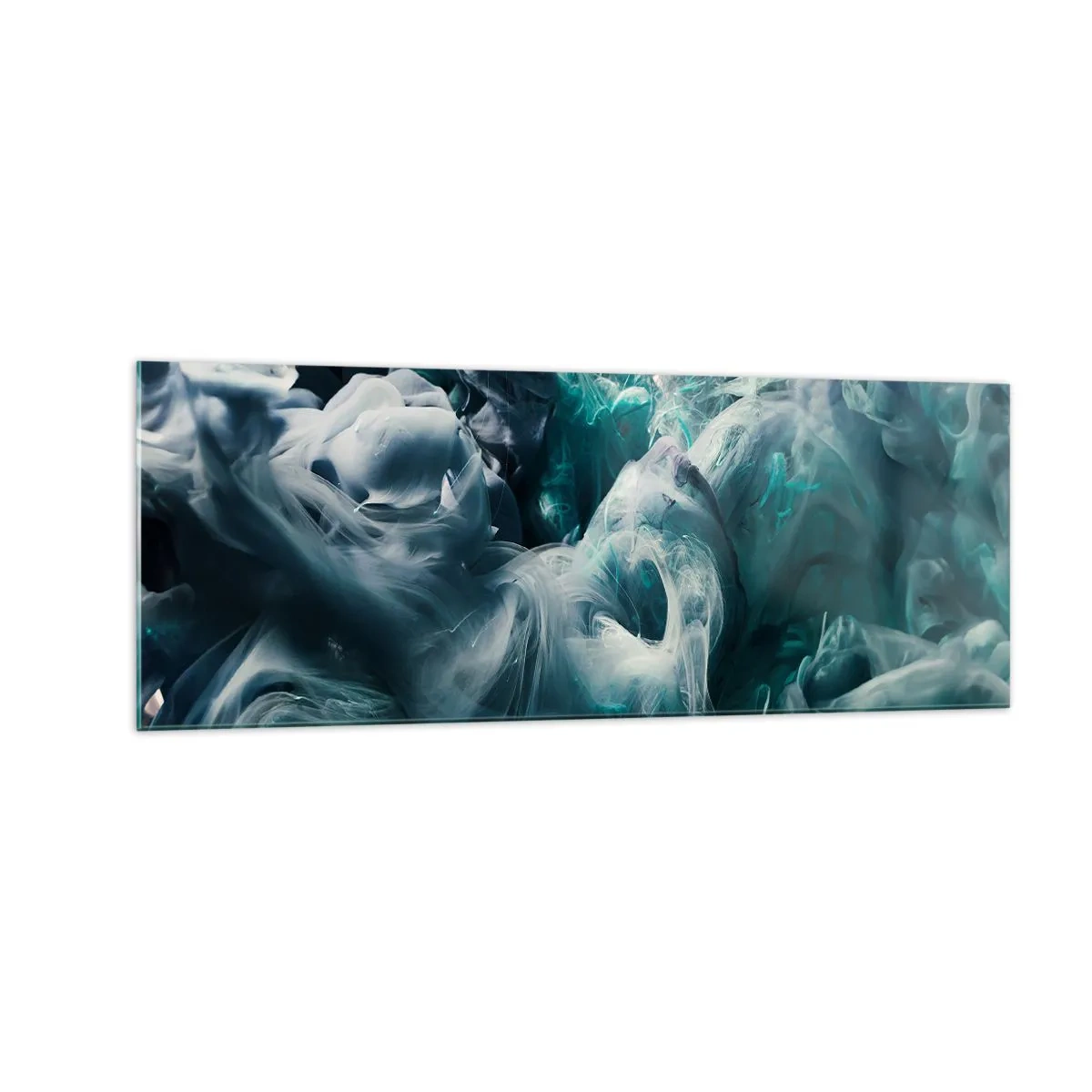 Obraz na skle - Pohyb barvy - 140x50 cm