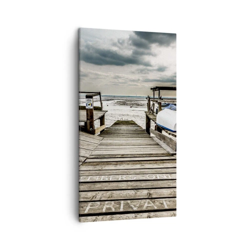 Obraz na plátně - Severní pláž - 45x80 cm