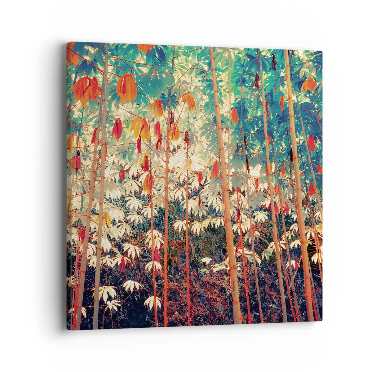 Obraz na plátně - Tajný život listů - 40x40 cm