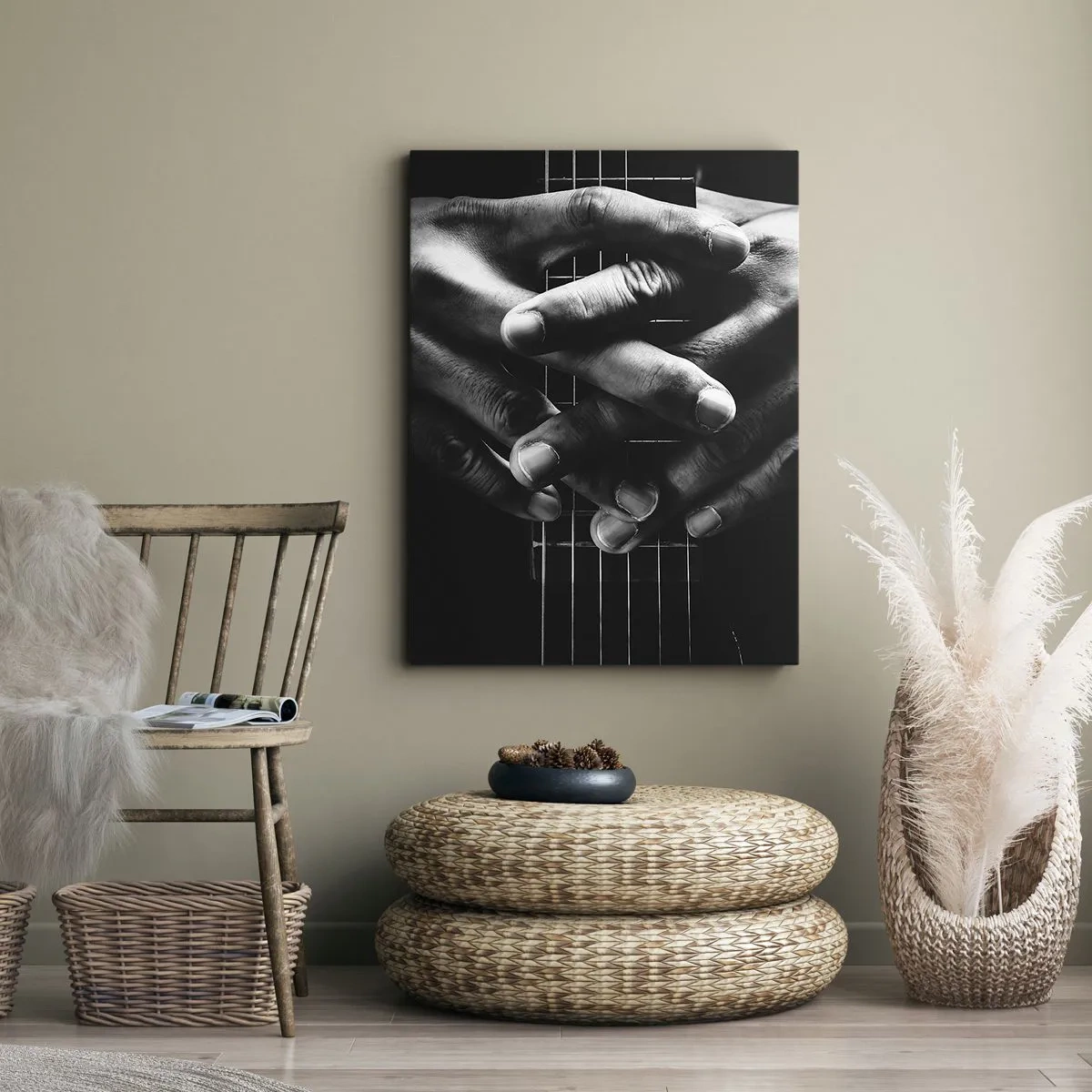 Obraz na plátně - Umělcova modlitba - 50x70 cm