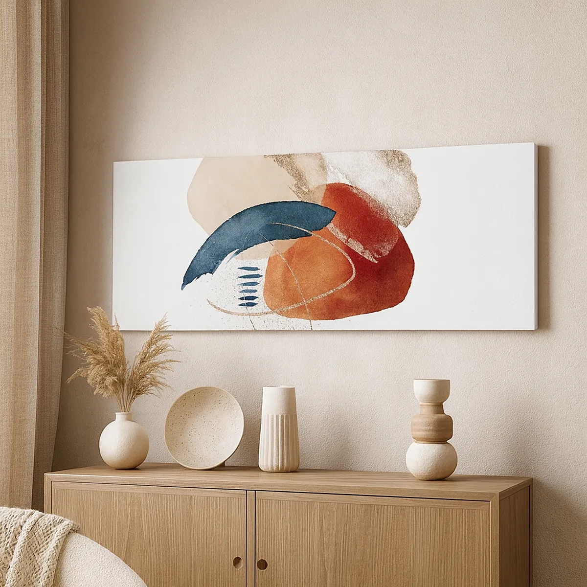 Obraz na plátně - Oválná kompozice - 30x30 cm