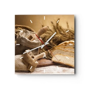 Nástěnné hodiny - Jako utnout nožem - 40x40 cm