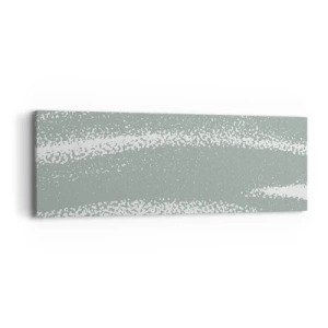 Obraz na plátně - Abstrakce v zimním stylu - 90x30 cm