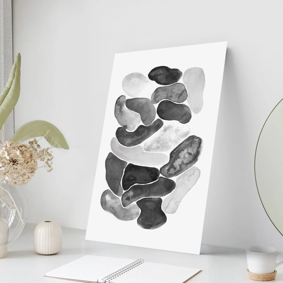 Plakát - Kamenitá abstrakce - 70x100 cm