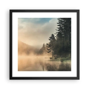 Plakát v černém rámu - Zrození dne - 40x40 cm