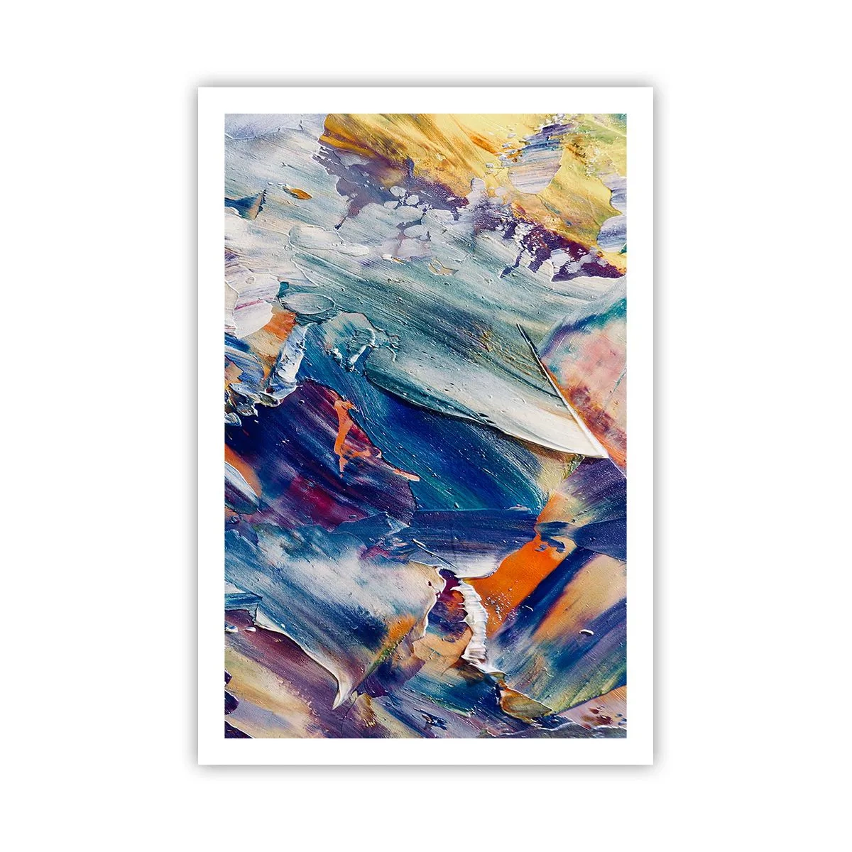 Plakát - Chaos barev - 61x91 cm