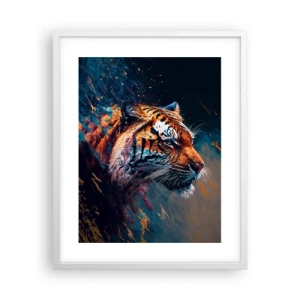 Plakát v bílém rámu - Divoká krása - 40x50 cm