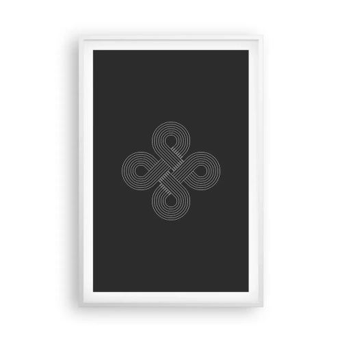 Plakát v bílém rámu - V keltském duchu - 61x91 cm
