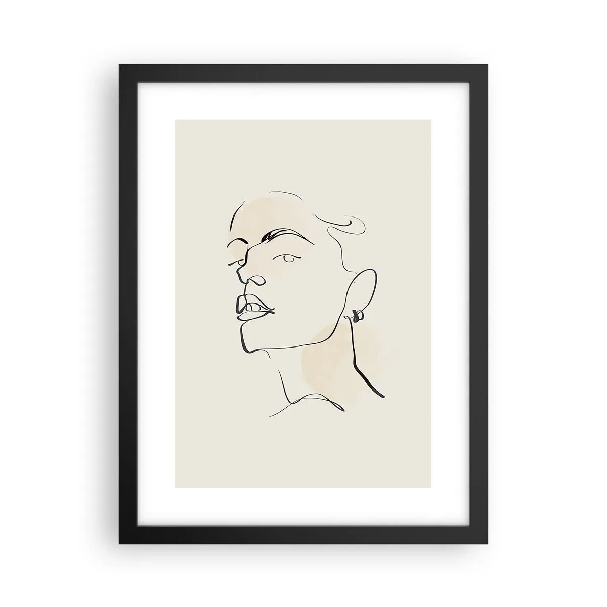 Plakát v černém rámu - Hrdý pohled - 30x40 cm