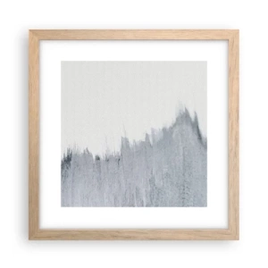 Plakát v rámu světlý dub - Tajemný záznam - 30x30 cm