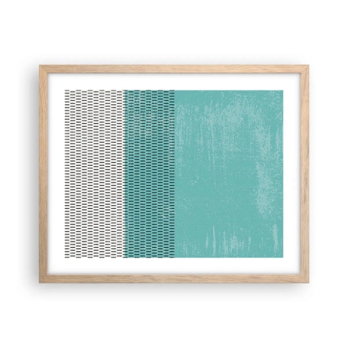 Plakát v rámu světlý dub - Vyvážená kompozice - 50x40 cm