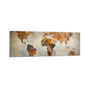Obraz na skle - Skutečně velký svět - 160x50 cm