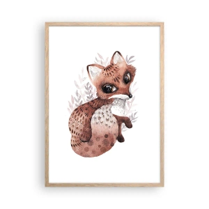 Plakát v rámu světlý dub - Prostě se zamilovat - 50x70 cm