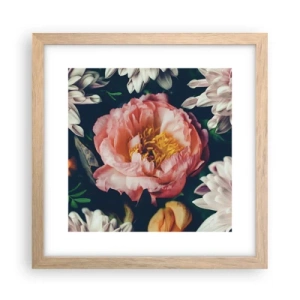 Plakát v rámu světlý dub - S barokním přepychem - 30x30 cm