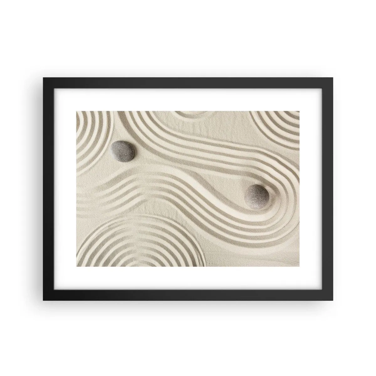 Plakát v černém rámu - Dotek tepla - 40x30 cm