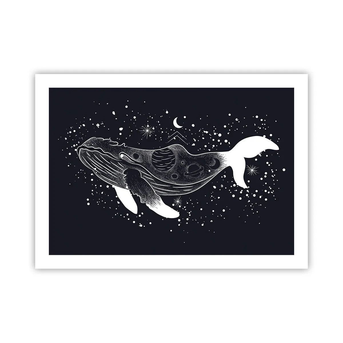 Plakát - V oceánu vesmíru - 70x50 cm