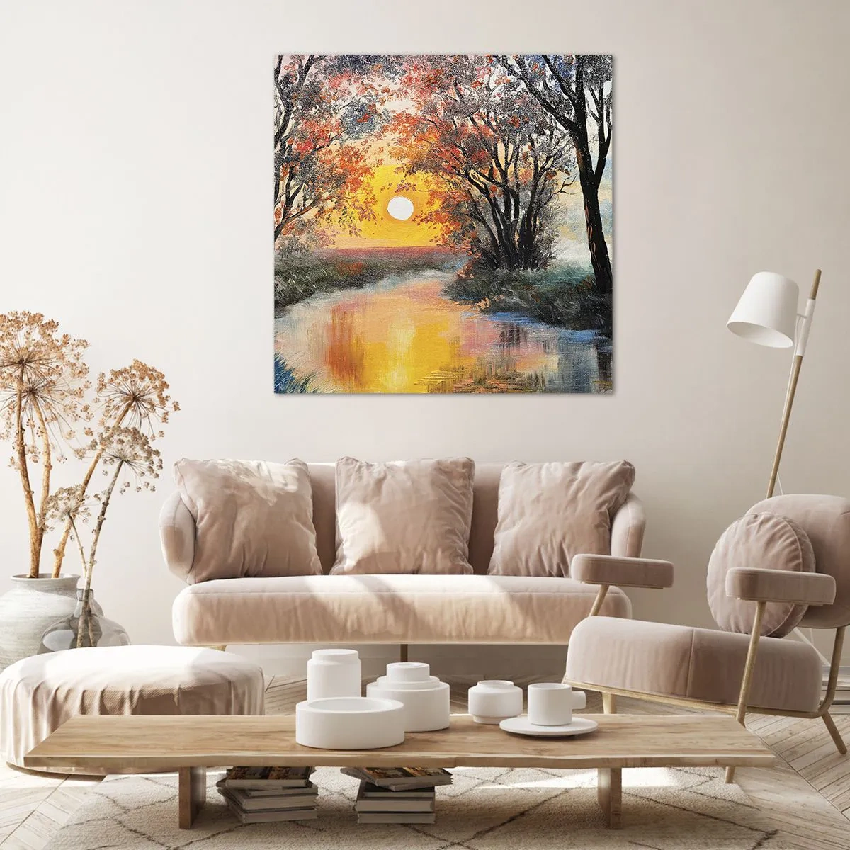 Obraz na plátně - Podzimní nádech - 50x50 cm