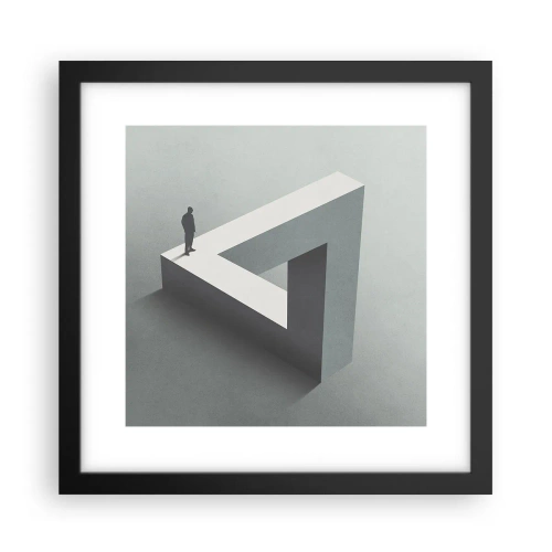 Plakát v černém rámu - A přece je to možné - 30x30 cm