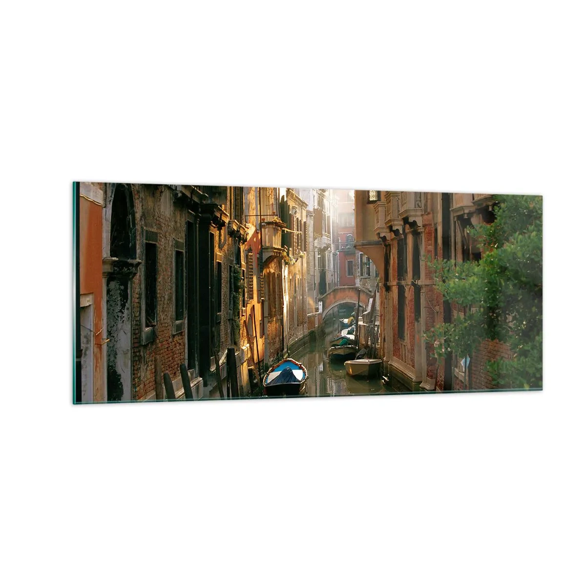 Obraz na skle - V benátském zákoutí - 100x40 cm