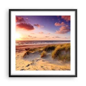 Plakát v černém rámu - Už v létě voní vzduch - 50x50 cm