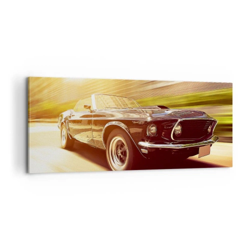 Obraz na plátně - 1967 - návrat legendy - 100x40 cm