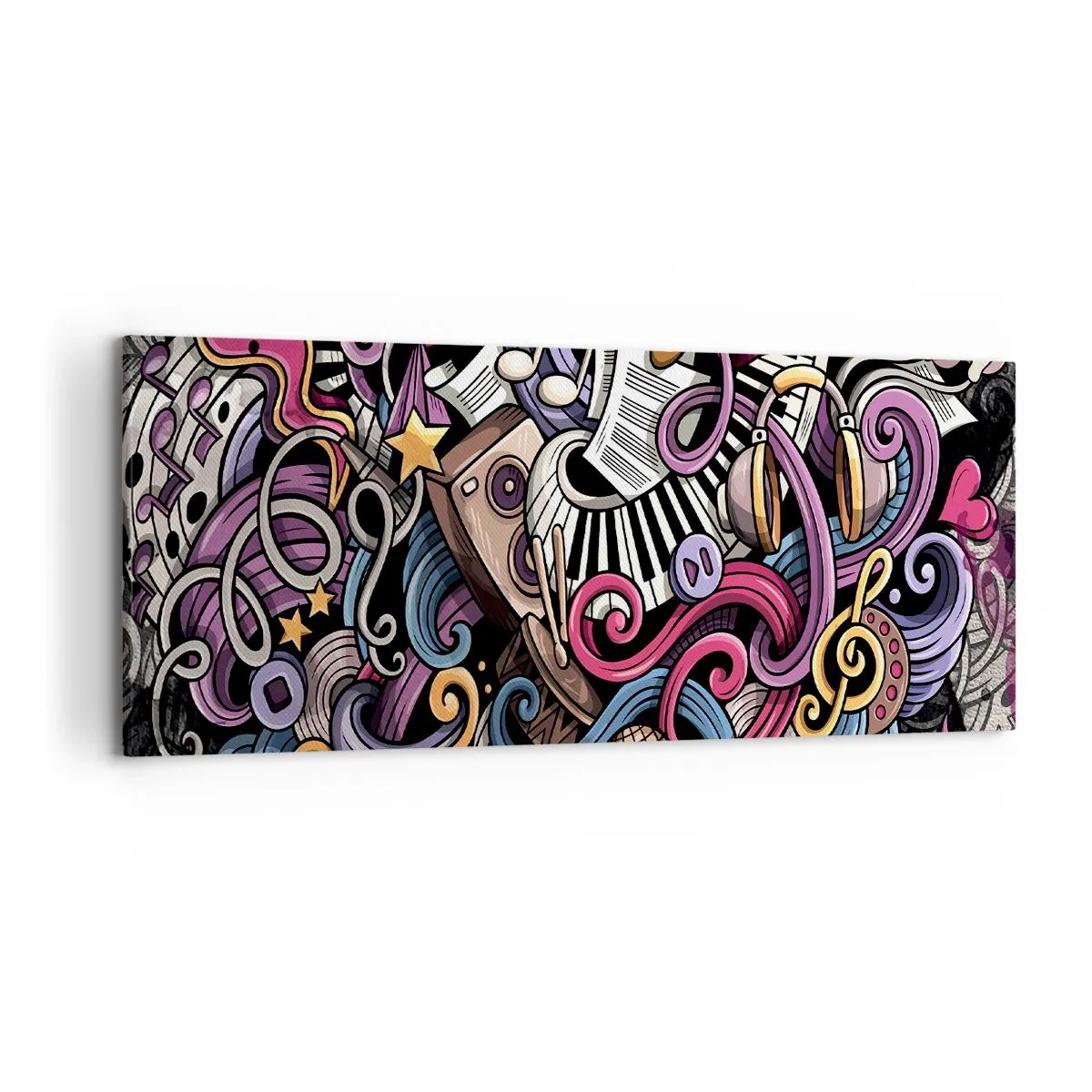 Obraz na plátně - Komplikovaná melodie - 120x50 cm