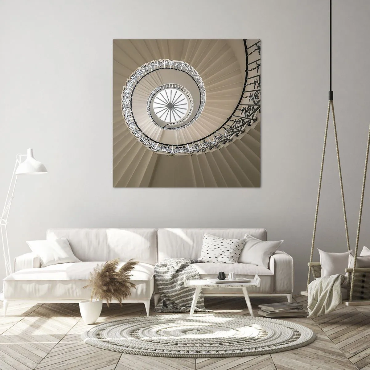 Obraz na plátně - Uvnitř mušle - 60x60 cm