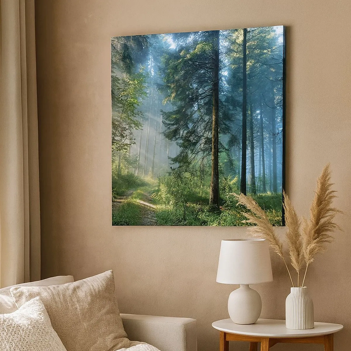 Obraz na plátně - Zářící za úsvitu - 30x30 cm