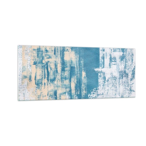 Obraz na skle - Přes rampouch - 100x40 cm