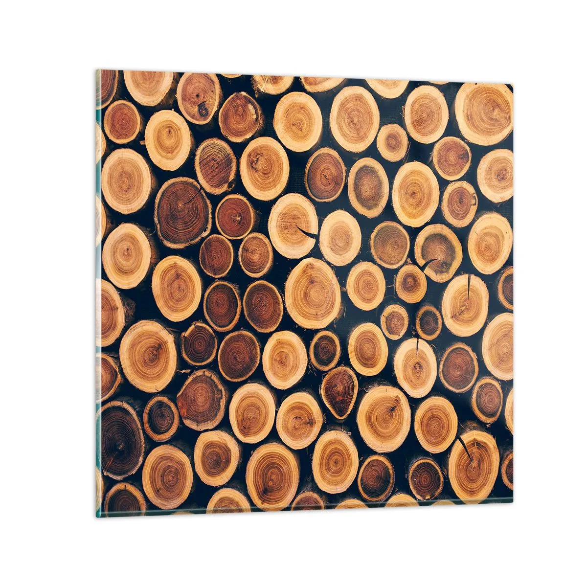 Obraz na skle - Na kolik vypadám? - 40x40 cm