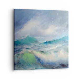 Obraz na plátně - „Vichřice zavyla triumfálně…“ - 30x30 cm