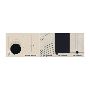Vzor Fototapety Premium Canvas - Pružná a dynamická kompozice - Geometrický, Minimalismus, Estetický - 100x30 cm