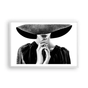 Plakát v bílém rámu - Ukrytá krása - 91x61 cm