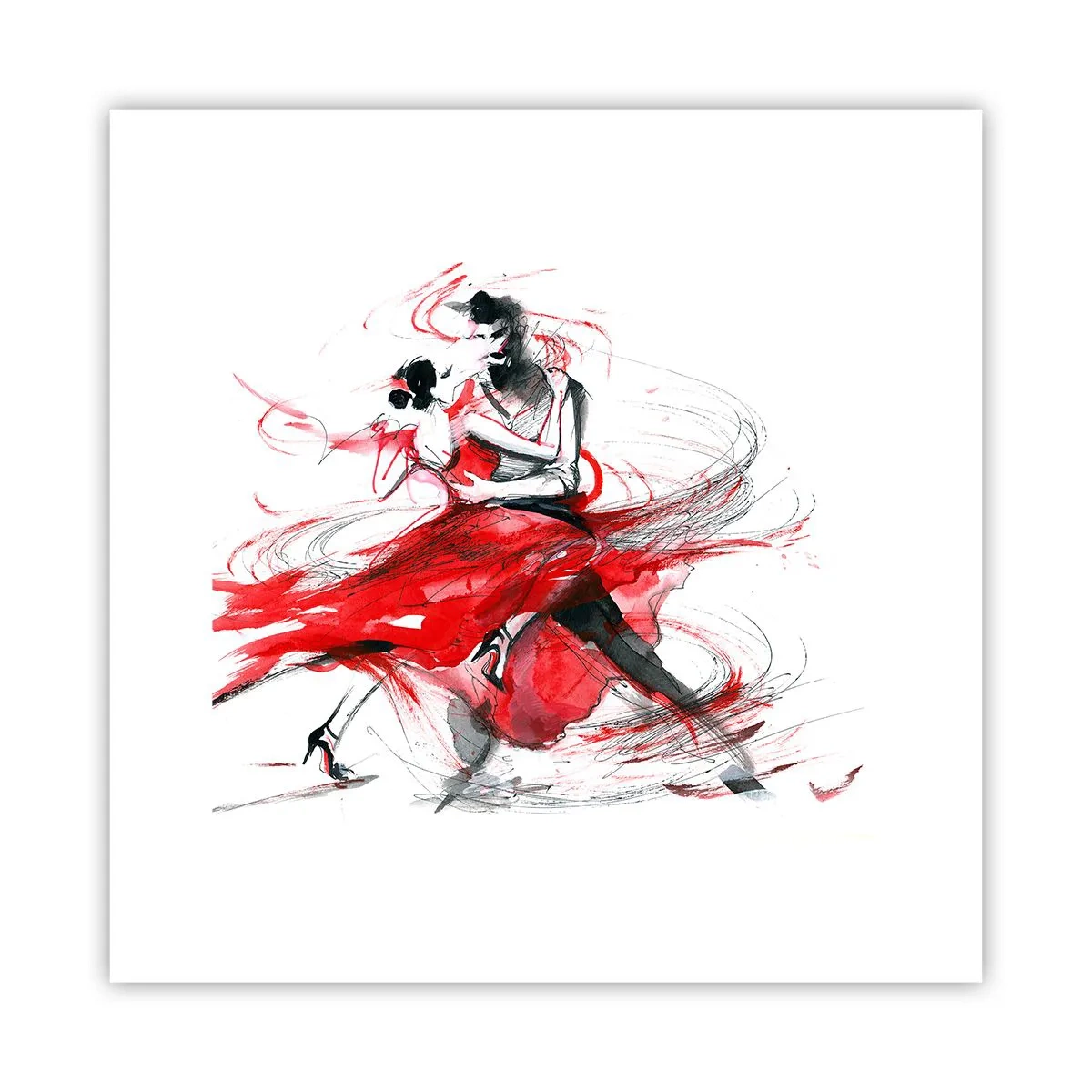 Plakát - Tango - rytmus náruživostí - 30x30 cm