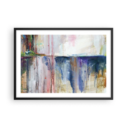 Plakát v černém rámu - Barevné dojmy a asociace - 70x50 cm