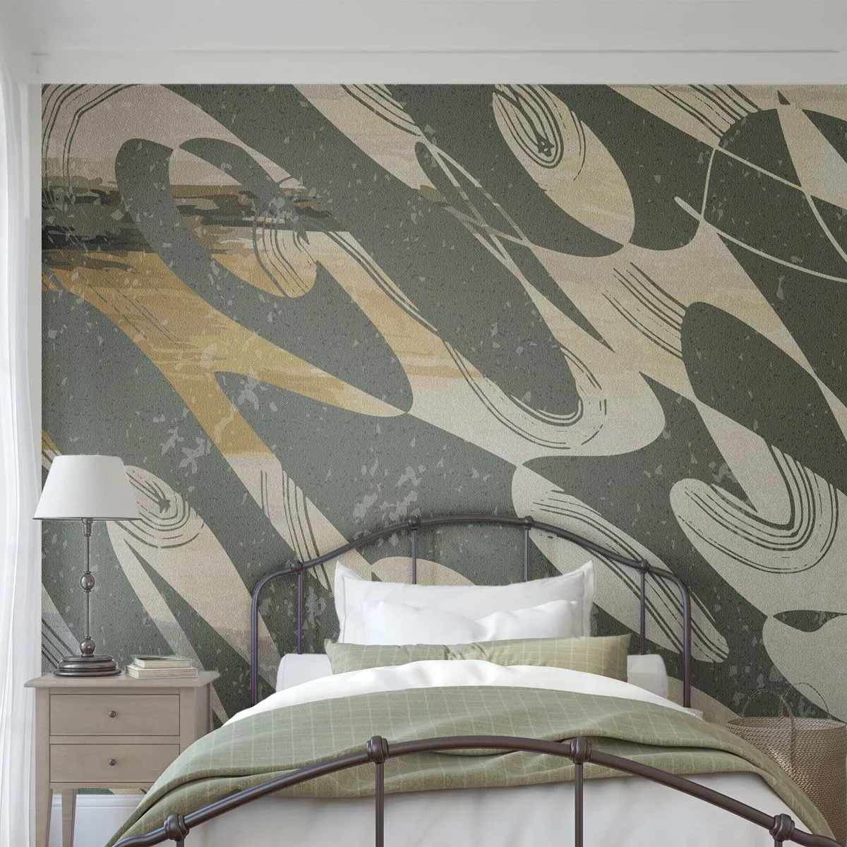 Fototapeta Premium Sand - Rytmizovaná abstrakce - Abstrakce, Moderní, Letitý - 400x280 cm