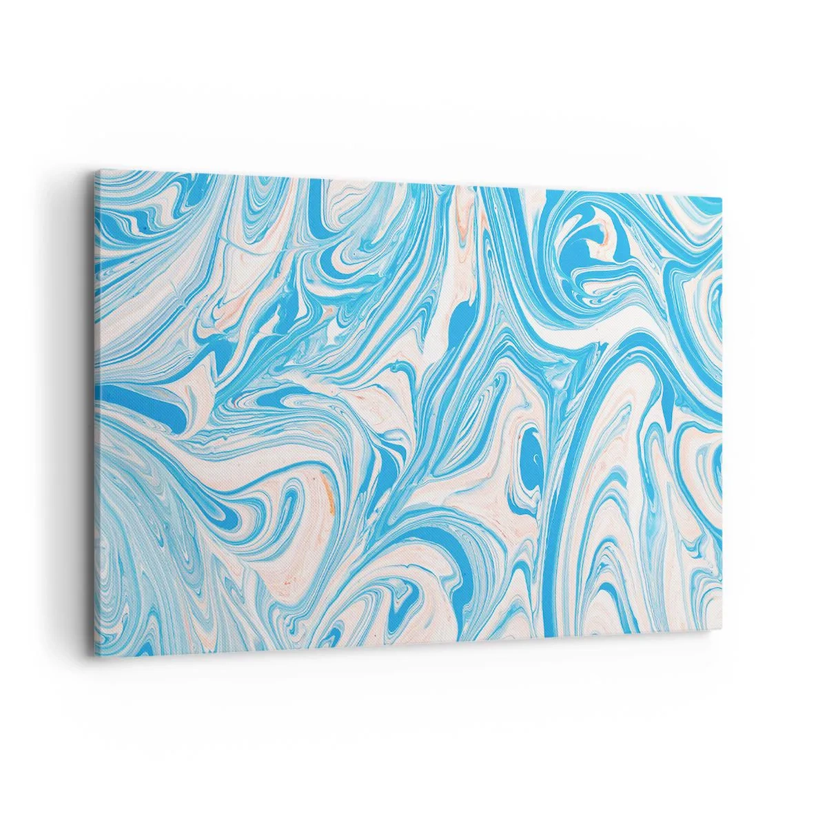 Obraz na plátně - Cákance v tyrkysu - 120x80 cm