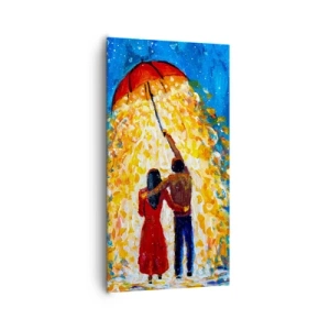 Obraz na plátně - Magie deštivého večera? - 65x120 cm