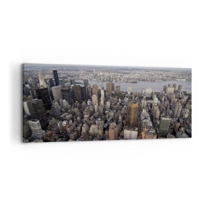 Obraz na plátně - Bušící srdce naší doby - 100x40 cm