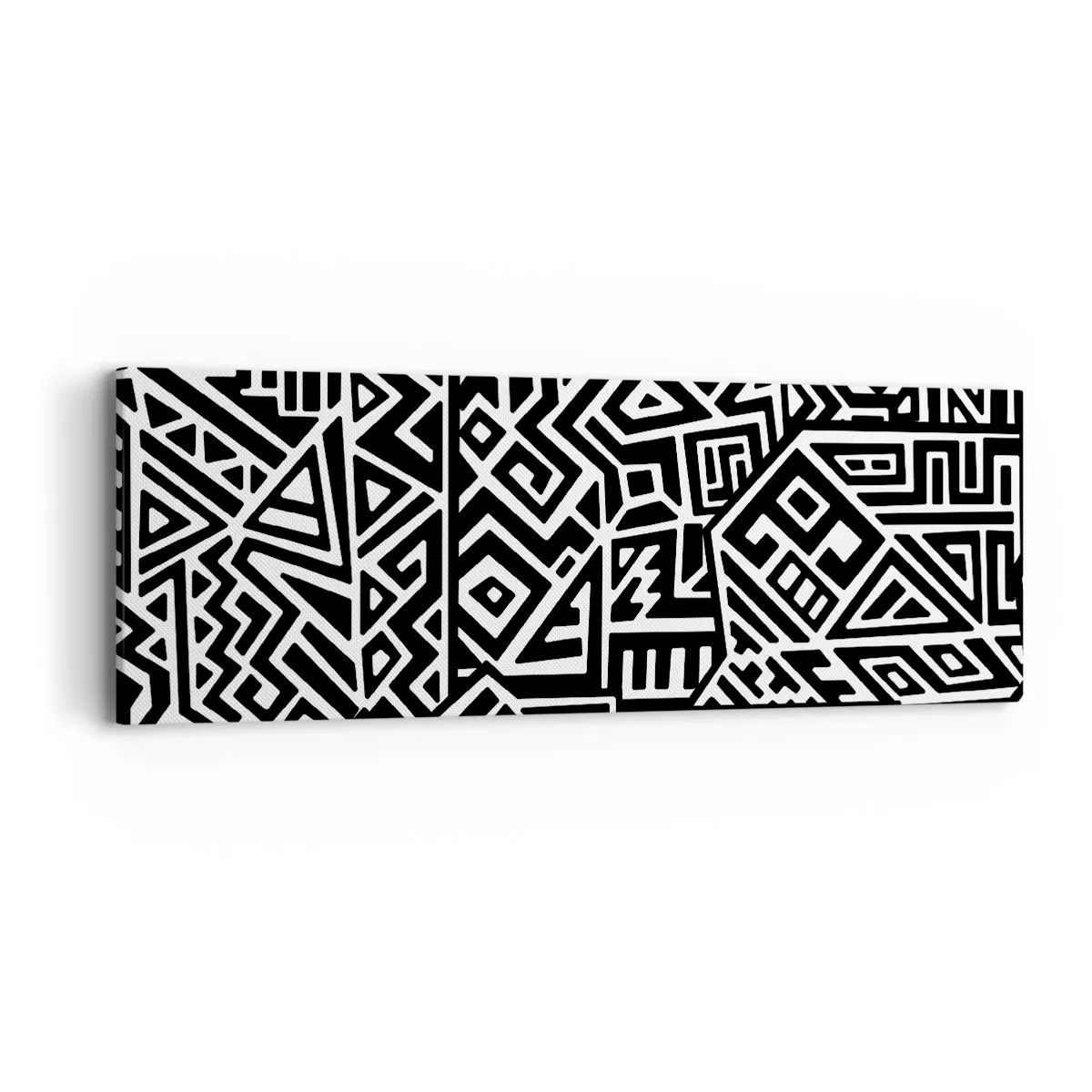 Obraz na plátně - Předkolumbovská kompozice - 90x30 cm