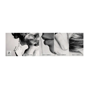 Vzor Fototapety Premium Canvas - Zahleděná do sebe - Žena, Modelka, ženská tvář - 100x30 cm