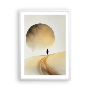 Plakát v bílém rámu - Vždycky touha - 50x70 cm