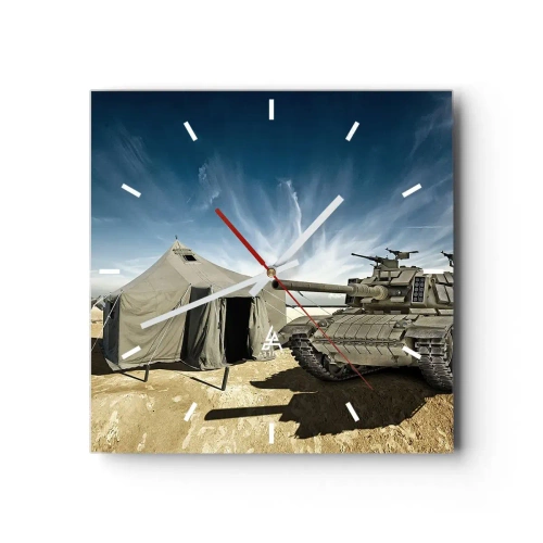 Nástěnné hodiny - Militantní sen - 30x30 cm