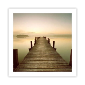 Plakát - Rozbřesk, svítání, světlo - 50x50 cm