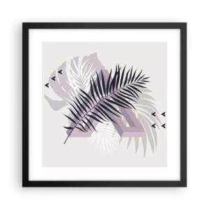 Plakát v černém rámu - Stín stínu - 40x40 cm