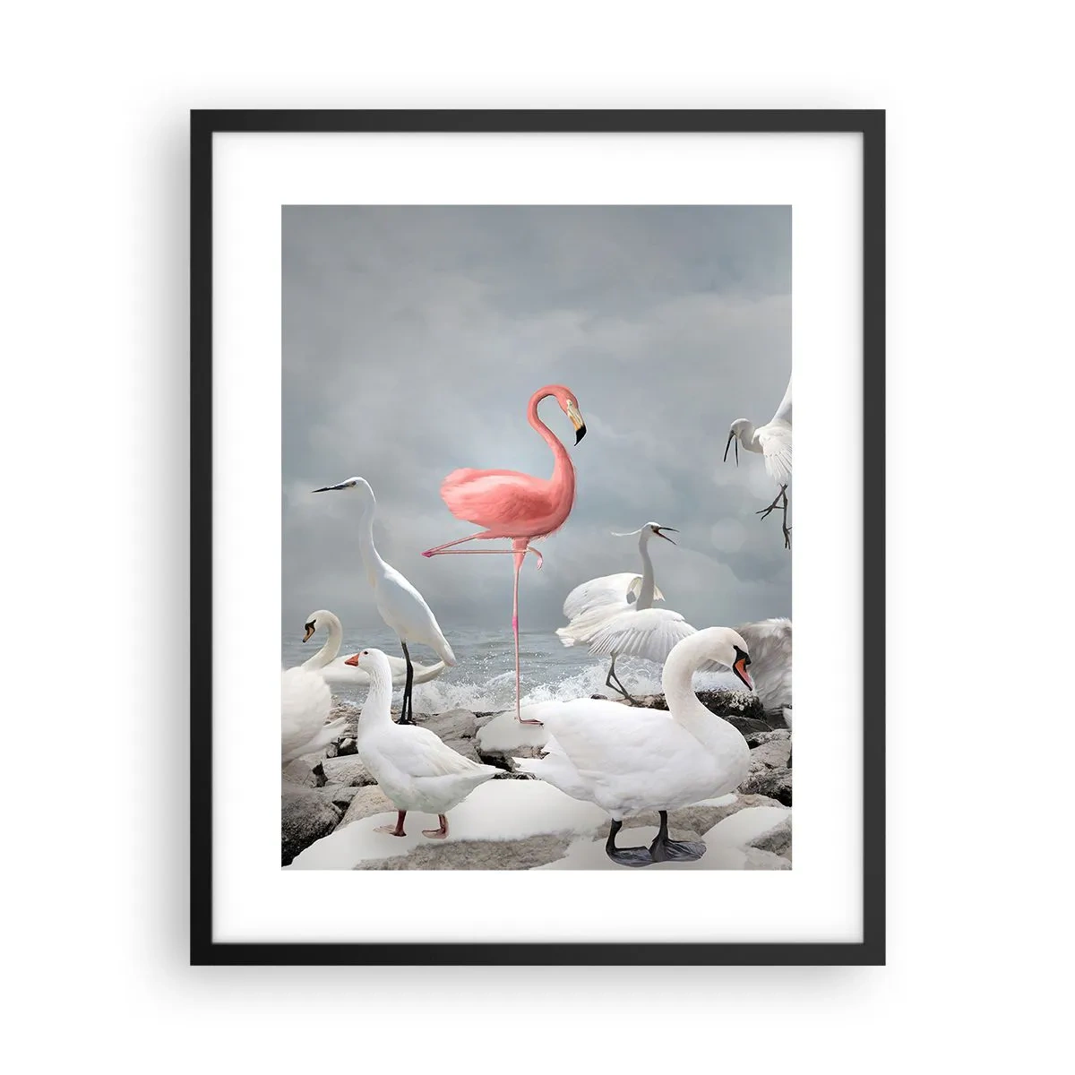 Plakát v černém rámu - Kde jsem se tu vzal? - 40x50 cm