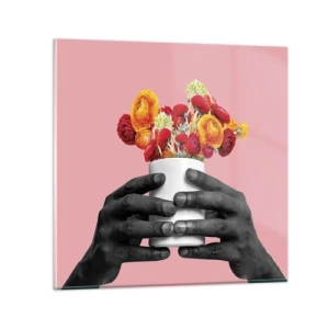 Obraz na skle - Apoteóza života - 60x60 cm