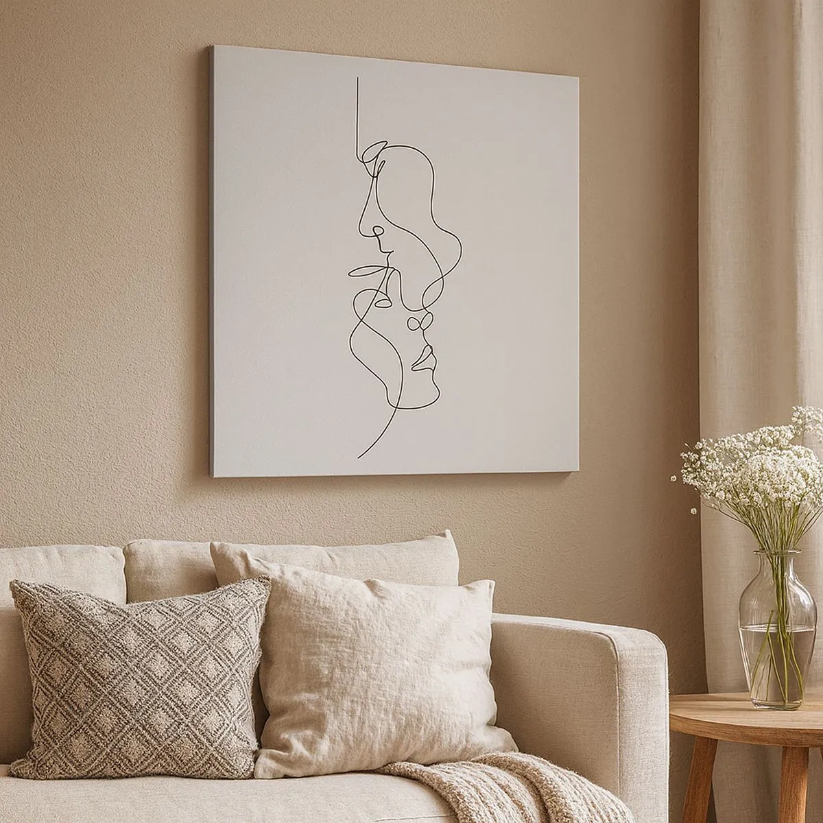 Obraz na plátně - Žár vášnivých tužeb - 30x30 cm