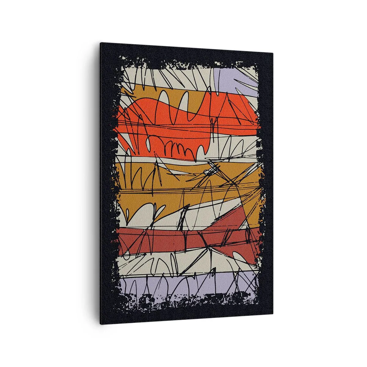 Obraz na plátně - Spontánní kompozice - 70x100 cm